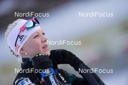 08.01.2014, Ruhpolding, Germany (GER): Kaisa Maekaeraeinen (FIN)  - IBU world cup biathlon, relay women, Ruhpolding (GER). www.nordicfocus.com. © Manzoni/NordicFocus. Every downloaded picture is fee-liable.
