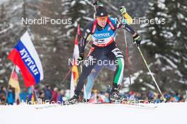 18.01.2014, Antholz, Italy (ITA): Christian Martinelli (ITA) - IBU world cup biathlon, pursuit men, Antholz (ITA). www.nordicfocus.com. © Manzoni/NordicFocus. Every downloaded picture is fee-liable.