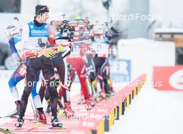 18.01.2014, Antholz, Italy (ITA): Brendan Green (CAN) - IBU world cup biathlon, pursuit men, Antholz (ITA). www.nordicfocus.com. © Manzoni/NordicFocus. Every downloaded picture is fee-liable.