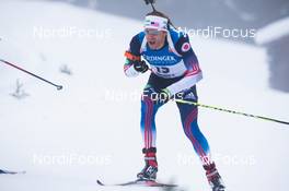 18.01.2014, Antholz, Italy (ITA): Lowell Bailey (USA) - IBU world cup biathlon, pursuit men, Antholz (ITA). www.nordicfocus.com. © Manzoni/NordicFocus. Every downloaded picture is fee-liable.