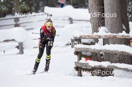 18.01.2014, Antholz, Italy (ITA): Anais Bescond (FRA) - IBU world cup biathlon, pursuit women, Antholz (ITA). www.nordicfocus.com. © Manzoni/NordicFocus. Every downloaded picture is fee-liable.