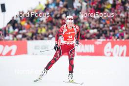 18.01.2014, Antholz, Italy (ITA): Tiril Ekhoff (NOR) - IBU world cup biathlon, pursuit women, Antholz (ITA). www.nordicfocus.com. © Manzoni/NordicFocus. Every downloaded picture is fee-liable.