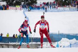 19.01.2014, Antholz, Italy (ITA): Fanny Welle-Strand Horn (NOR) - IBU world cup biathlon, relay women, Antholz (ITA). www.nordicfocus.com. © Manzoni/NordicFocus. Every downloaded picture is fee-liable.