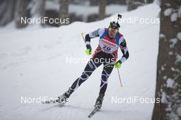 17.01.2014, Antholz, Italy (ITA): Kauri Koiv (EST) - IBU world cup biathlon, sprint men, Antholz (ITA). www.nordicfocus.com. © Manzoni/NordicFocus. Every downloaded picture is fee-liable.