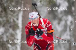 17.01.2014, Antholz, Italy (ITA): Erlend Bjoentegaard (NOR) - IBU world cup biathlon, sprint men, Antholz (ITA). www.nordicfocus.com. © Manzoni/NordicFocus. Every downloaded picture is fee-liable.