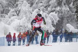 17.01.2014, Antholz, Italy (ITA): Christian de Lorenzi (ITA) - IBU world cup biathlon, sprint men, Antholz (ITA). www.nordicfocus.com. © Manzoni/NordicFocus. Every downloaded picture is fee-liable.