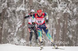 17.01.2014, Antholz, Italy (ITA): Olexaner Bilanenko (UKR) - IBU world cup biathlon, sprint men, Antholz (ITA). www.nordicfocus.com. © Manzoni/NordicFocus. Every downloaded picture is fee-liable.