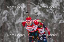 17.01.2014, Antholz, Italy (ITA): Ondrej Moravec (CZE) - IBU world cup biathlon, sprint men, Antholz (ITA). www.nordicfocus.com. © Manzoni/NordicFocus. Every downloaded picture is fee-liable.