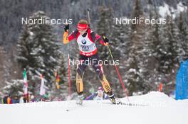 16.01.2014, Antholz, Italy (ITA): Vanessa Hinz (GER) - IBU world cup biathlon, sprint women, Antholz (ITA). www.nordicfocus.com. © Manzoni/NordicFocus. Every downloaded picture is fee-liable.