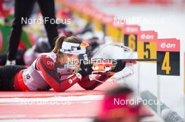 16.01.2014, Antholz, Italy (ITA): Synnoeve Solemdal (NOR) - IBU world cup biathlon, sprint women, Antholz (ITA). www.nordicfocus.com. © Manzoni/NordicFocus. Every downloaded picture is fee-liable.