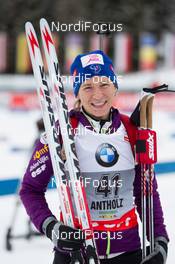 16.01.2014, Antholz, Italy (ITA): Anais Bescond (FRA) - IBU world cup biathlon, sprint women, Antholz (ITA). www.nordicfocus.com. © Manzoni/NordicFocus. Every downloaded picture is fee-liable.