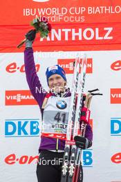 16.01.2014, Antholz, Italy (ITA): Anais Bescond (FRA) - IBU world cup biathlon, sprint women, Antholz (ITA). www.nordicfocus.com. © Manzoni/NordicFocus. Every downloaded picture is fee-liable.
