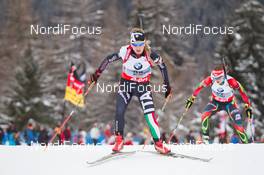 16.01.2014, Antholz, Italy (ITA): Federica Sanfilippo (ITA) - IBU world cup biathlon, sprint women, Antholz (ITA). www.nordicfocus.com. © Manzoni/NordicFocus. Every downloaded picture is fee-liable.