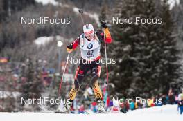 16.01.2014, Antholz, Italy (ITA): Andrea Henkel (GER) - IBU world cup biathlon, sprint women, Antholz (ITA). www.nordicfocus.com. © Manzoni/NordicFocus. Every downloaded picture is fee-liable.
