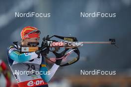 16.01.2014, Antholz, Italy (ITA): Natalya Burdyga (URK) - IBU world cup biathlon, sprint women, Antholz (ITA). www.nordicfocus.com. © Manzoni/NordicFocus. Every downloaded picture is fee-liable.