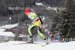 16.01.2014, Antholz, Italy (ITA): Jana Gerekova (SVK) - IBU world cup biathlon, sprint women, Antholz (ITA). www.nordicfocus.com. © Manzoni/NordicFocus. Every downloaded picture is fee-liable.