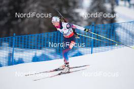 16.01.2014, Antholz, Italy (ITA): Annalies Cook (USA) - IBU world cup biathlon, sprint women, Antholz (ITA). www.nordicfocus.com. © Manzoni/NordicFocus. Every downloaded picture is fee-liable.