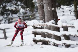 16.01.2014, Antholz, Italy (ITA): Elise Ringen (NOR) - IBU world cup biathlon, sprint women, Antholz (ITA). www.nordicfocus.com. © Manzoni/NordicFocus. Every downloaded picture is fee-liable.