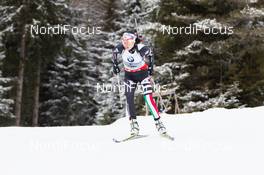 16.01.2014, Antholz, Italy (ITA): Michaela Ponza (ITA) - IBU world cup biathlon, sprint women, Antholz (ITA). www.nordicfocus.com. © Manzoni/NordicFocus. Every downloaded picture is fee-liable.