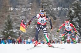 16.01.2014, Antholz, Italy (ITA): Biathlon Feature: Federica Sanfilippo (ITA) - IBU world cup biathlon, sprint women, Antholz (ITA). www.nordicfocus.com. © Manzoni/NordicFocus. Every downloaded picture is fee-liable.