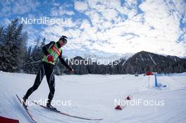 15.01.2014, Antholz, Italy (ITA): Biathlon Feature: Sascha Koenig (GER); swiss wax technician - IBU world cup biathlon, training, Antholz (ITA). www.nordicfocus.com. © Manzoni/NordicFocus. Every downloaded picture is fee-liable.