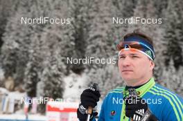 15.01.2014, Antholz, Italy (ITA): Kristjan Oja (EST), IBU IR - IBU world cup biathlon, training, Antholz (ITA). www.nordicfocus.com. © Manzoni/NordicFocus. Every downloaded picture is fee-liable.