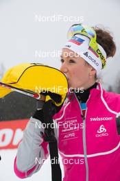 14.01.2014, Antholz, Italy (ITA): Selina Gasparin (SUI) - IBU world cup biathlon, training, Antholz (ITA). www.nordicfocus.com. © Manzoni/NordicFocus. Every downloaded picture is fee-liable.