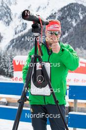 15.01.2014, Antholz, Italy (ITA): Markus Fischer (GER) coach Team China - IBU world cup biathlon, training, Antholz (ITA). www.nordicfocus.com. © Manzoni/NordicFocus. Every downloaded picture is fee-liable.