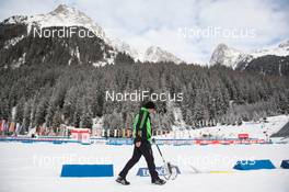 15.01.2014, Antholz, Italy (ITA): Biathlon Feature: Lorenz Leitgeb (ITA) - IBU world cup biathlon, training, Antholz (ITA). www.nordicfocus.com. © Manzoni/NordicFocus. Every downloaded picture is fee-liable.