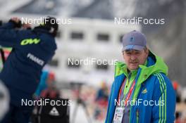 15.01.2014, Antholz, Italy (ITA): Franz Berger (AUT) IBU race director - IBU world cup biathlon, training, Antholz (ITA). www.nordicfocus.com. © Manzoni/NordicFocus. Every downloaded picture is fee-liable.
