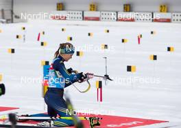 15.01.2014, Antholz, Italy (ITA): Anna-Karin Stroemstedt (SWE) - IBU world cup biathlon, training, Antholz (ITA). www.nordicfocus.com. © Manzoni/NordicFocus. Every downloaded picture is fee-liable.
