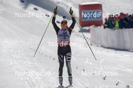 08.03.2014, Pokljuka, Slovenia (SLO): Dorothea Wierer (ITA) - IBU world cup biathlon, pursuit women, Pokljuka (SLO). www.nordicfocus.com. © Manzoni/NordicFocus. Every downloaded picture is fee-liable.
