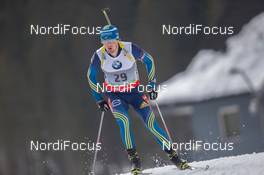 06.03.2014, Pokljuka, Slovenia (SLO): Fredrik Lindstroem (SWE) - IBU world cup biathlon, sprint men, Pokljuka (SLO). www.nordicfocus.com. © Manzoni/NordicFocus. Every downloaded picture is fee-liable.