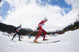 06.03.2014, Pokljuka, Slovenia (SLO): Johannes Thingnes Boe (NOR) - IBU world cup biathlon, sprint men, Pokljuka (SLO). www.nordicfocus.com. © Manzoni/NordicFocus. Every downloaded picture is fee-liable.