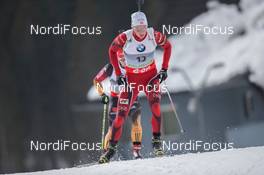 06.03.2014, Pokljuka, Slovenia (SLO): Henrik l'Abee-Lund (NOR) - IBU world cup biathlon, sprint men, Pokljuka (SLO). www.nordicfocus.com. © Manzoni/NordicFocus. Every downloaded picture is fee-liable.