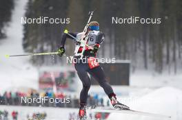 06.03.2014, Pokljuka, Slovenia (SLO): Lukas Hofer (ITA) - IBU world cup biathlon, sprint men, Pokljuka (SLO). www.nordicfocus.com. © Manzoni/NordicFocus. Every downloaded picture is fee-liable.