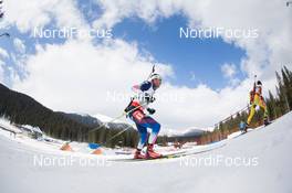 06.03.2014, Pokljuka, Slovenia (SLO): Leif Nordgren (USA) - IBU world cup biathlon, sprint men, Pokljuka (SLO). www.nordicfocus.com. © Manzoni/NordicFocus. Every downloaded picture is fee-liable.