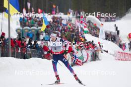 06.03.2014, Pokljuka, Slovenia (SLO): Tim Burke (USA) - IBU world cup biathlon, sprint men, Pokljuka (SLO). www.nordicfocus.com. © Manzoni/NordicFocus. Every downloaded picture is fee-liable.