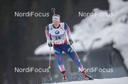 06.03.2014, Pokljuka, Slovenia (SLO): Lowell Bailey (USA) - IBU world cup biathlon, sprint men, Pokljuka (SLO). www.nordicfocus.com. © Manzoni/NordicFocus. Every downloaded picture is fee-liable.