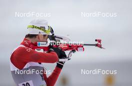 06.03.2014, Pokljuka, Slovenia (SLO): Ole Einar Bjoerndalen (NOR) - IBU world cup biathlon, sprint men, Pokljuka (SLO). www.nordicfocus.com. © Manzoni/NordicFocus. Every downloaded picture is fee-liable.