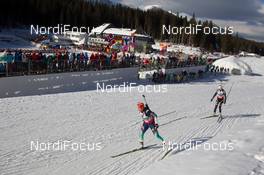 06.03.2014, Pokljuka, Slovenia (SLO): Juliya Dzhyma (UKR) - IBU world cup biathlon, sprint women, Pokljuka (SLO). www.nordicfocus.com. © Manzoni/NordicFocus. Every downloaded picture is fee-liable.