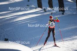 06.03.2014, Pokljuka, Slovenia (SLO): Zina Kocher (CAN) - IBU world cup biathlon, sprint women, Pokljuka (SLO). www.nordicfocus.com. © Manzoni/NordicFocus. Every downloaded picture is fee-liable.