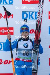 06.03.2014, Pokljuka, Slovenia (SLO): Daria Virolaynen (RUS) - IBU world cup biathlon, sprint women, Pokljuka (SLO). www.nordicfocus.com. © Manzoni/NordicFocus. Every downloaded picture is fee-liable.