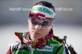 06.03.2014, Pokljuka, Slovenia (SLO): Nadezhda Skardino (BLR) - IBU world cup biathlon, sprint women, Pokljuka (SLO). www.nordicfocus.com. © Manzoni/NordicFocus. Every downloaded picture is fee-liable.