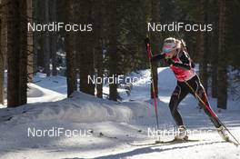 06.03.2014, Pokljuka, Slovenia (SLO): Kaisa Maekaeraeinen (FIN) - IBU world cup biathlon, sprint women, Pokljuka (SLO). www.nordicfocus.com. © Manzoni/NordicFocus. Every downloaded picture is fee-liable.