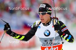 15.03.2014, Kontiolahti, Finland (FIN): Quentin Filloin Maillet (FRA) - IBU world cup biathlon, sprint men, Kontiolahti (FIN). www.nordicfocus.com. © Laiho/NordicFocus. Every downloaded picture is fee-liable.