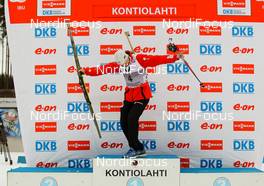 15.03.2014, Kontiolahti, Finland (FIN): Johannes Thingnes Boe (NOR), Fischer, Rottefella, Swix, Odlo, Alpina - IBU world cup biathlon, sprint men, Kontiolahti (FIN). www.nordicfocus.com. © Laiho/NordicFocus. Every downloaded picture is fee-liable.