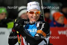 13.03.2014, Kontiolahti, Finland (FIN): Irene Cadurisch (SUI), Fischer, Rottefella, Leki, ODLO - IBU world cup biathlon, sprint women, Kontiolahti (FIN). www.nordicfocus.com. © Laiho/NordicFocus. Every downloaded picture is fee-liable.