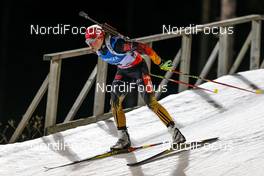 13.03.2014, Kontiolahti, Finland (FIN): Franziska Hildebrand (GER), Salomon, Leki, adidas - IBU world cup biathlon, sprint women, Kontiolahti (FIN). www.nordicfocus.com. © Laiho/NordicFocus. Every downloaded picture is fee-liable.