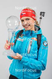 22.03.2014, Oslo, Norway (NOR): Gabriela Soukalova (CZE) - IBU world cup biathlon Holmenkollen, cups, Oslo (NOR). www.nordicfocus.com. © Manzoni/NordicFocus. Every downloaded picture is fee-liable.